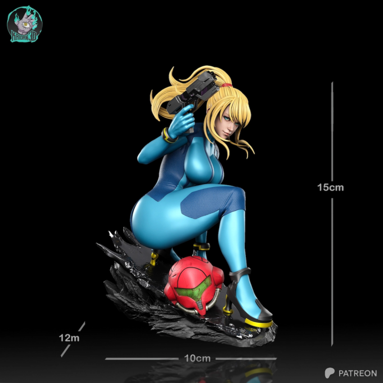 Samus Aran STL 2 - Metroid