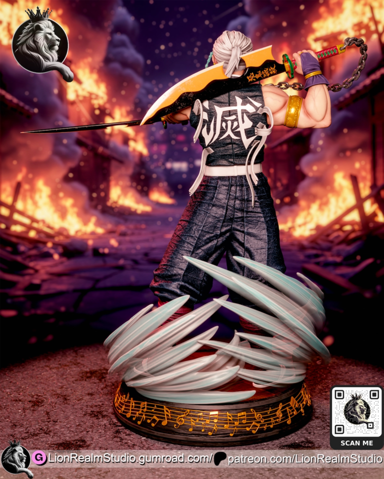 Tengen Uzui STL - Demon Slayer: Kimetsu no Yaiba