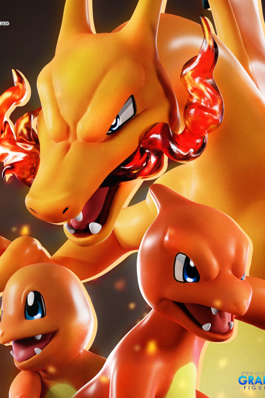 Charmander STL Diorama - Pokémon