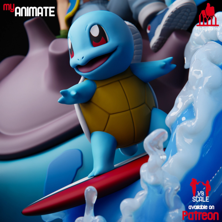 Lapras STL Diorama - Pokémon