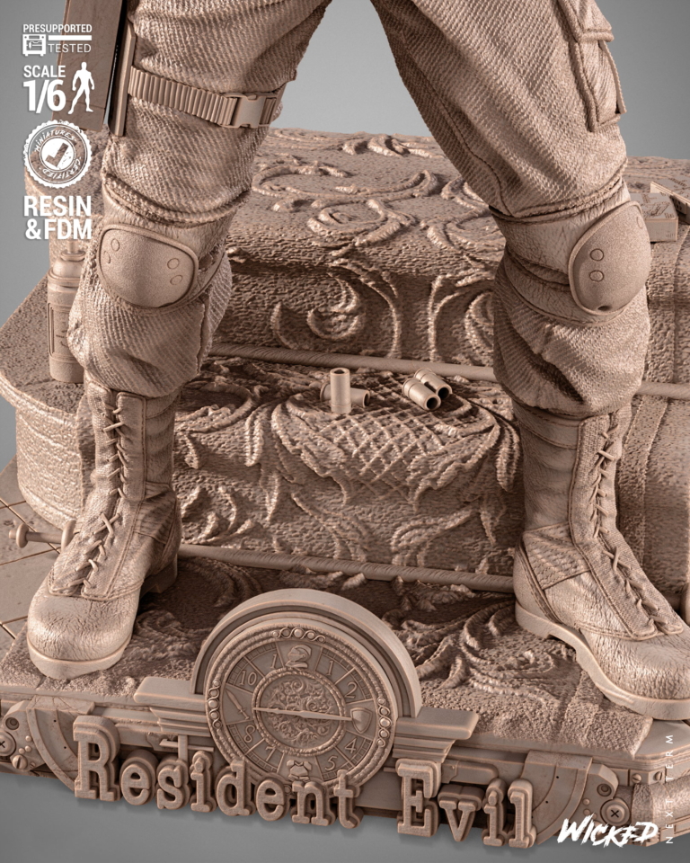 Resident Evil STL Diorama - Resident Evil