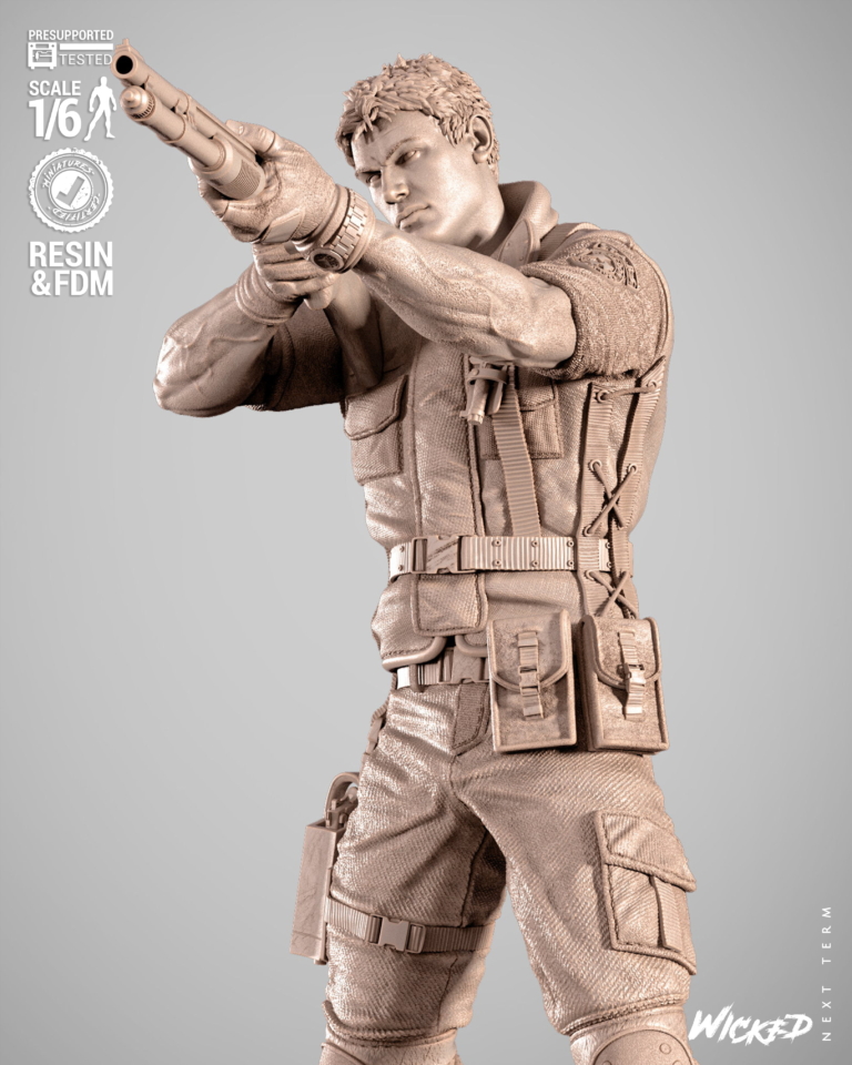 Resident Evil STL Diorama - Resident Evil