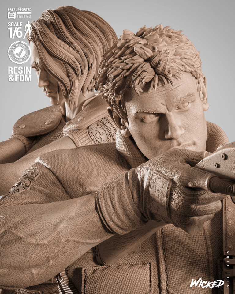 Resident Evil STL Diorama - Resident Evil