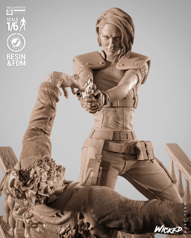 Resident Evil STL Diorama - Resident Evil