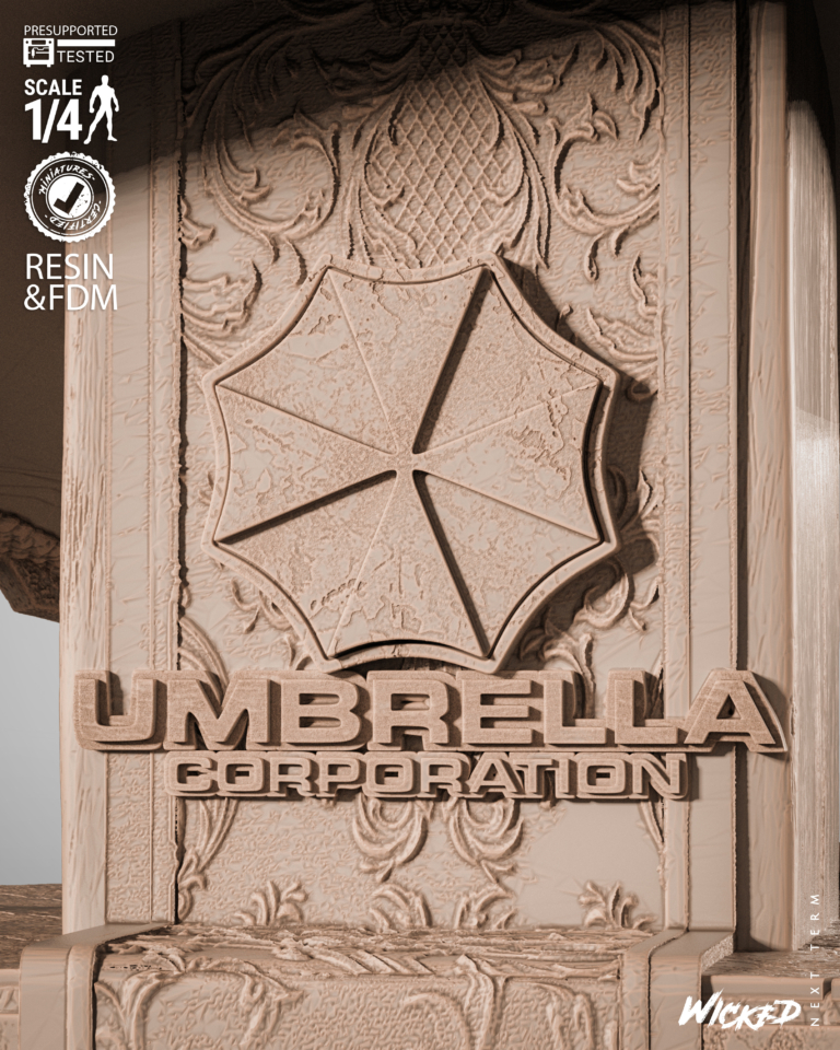 Resident Evil STL Diorama - Resident Evil