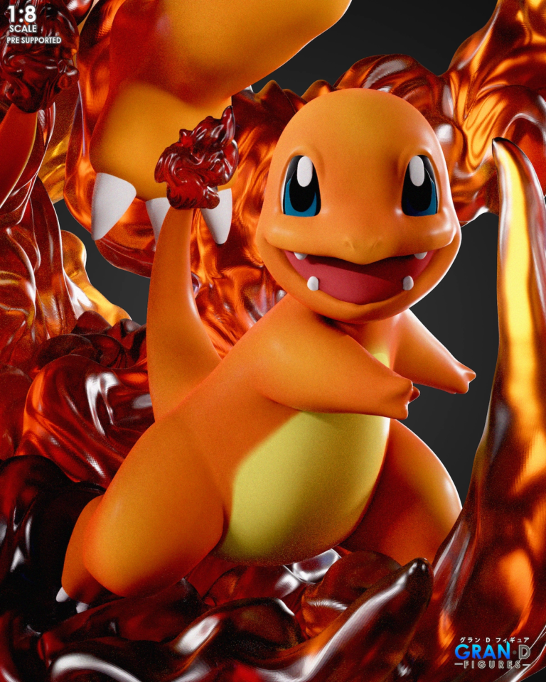 Charmander STL Diorama - Pokémon