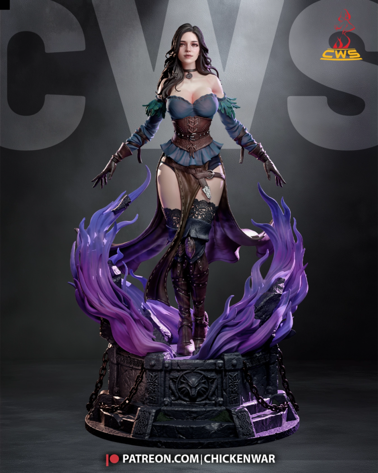 Yennefer of Vengerberg STL 4 - The Witcher