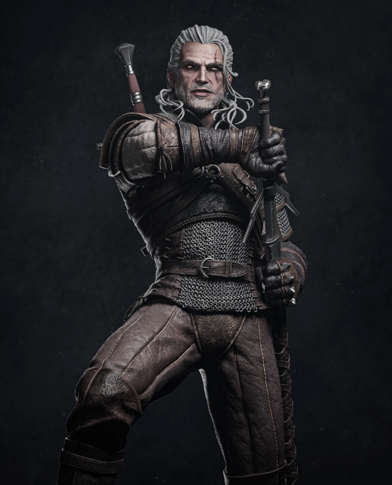 Geralt of Rivia STL 5 - The Witcher