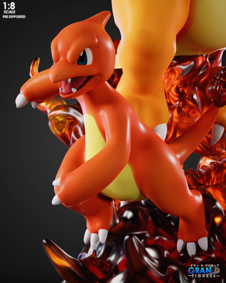 Charmander STL Diorama - Pokémon