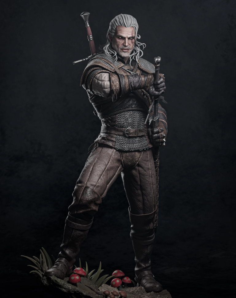 Geralt of Rivia STL 5 - The Witcher