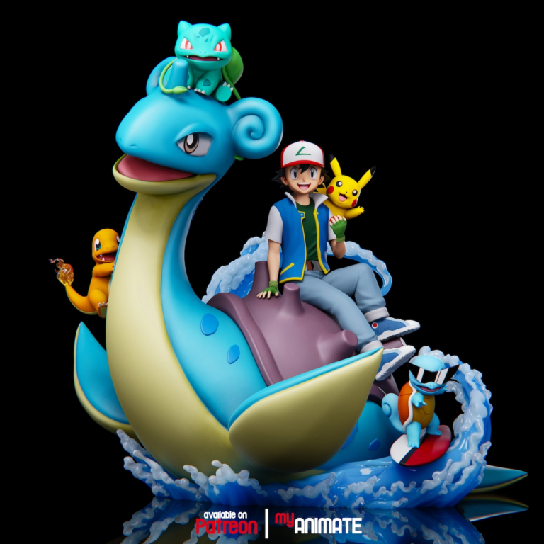 Lapras STL Diorama Cover