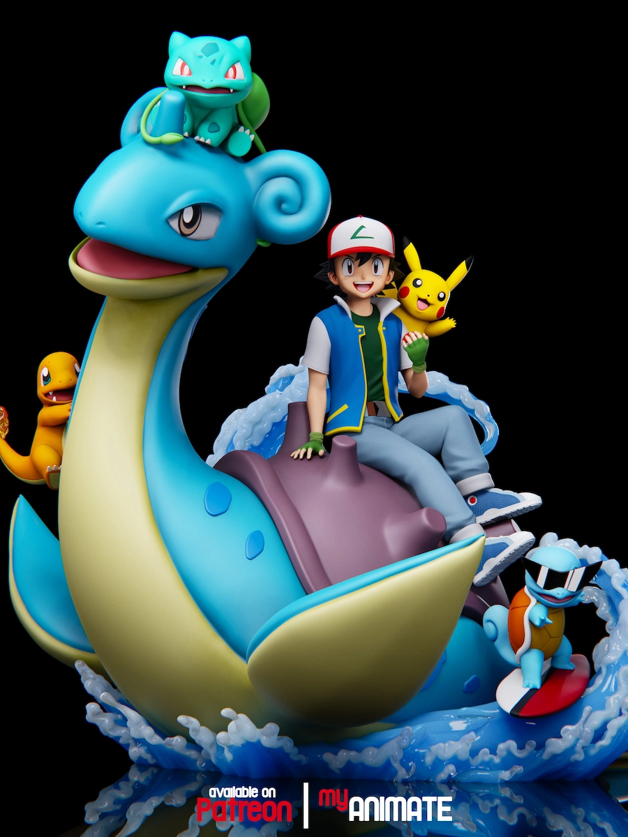 Lapras STL Diorama - Pokémon