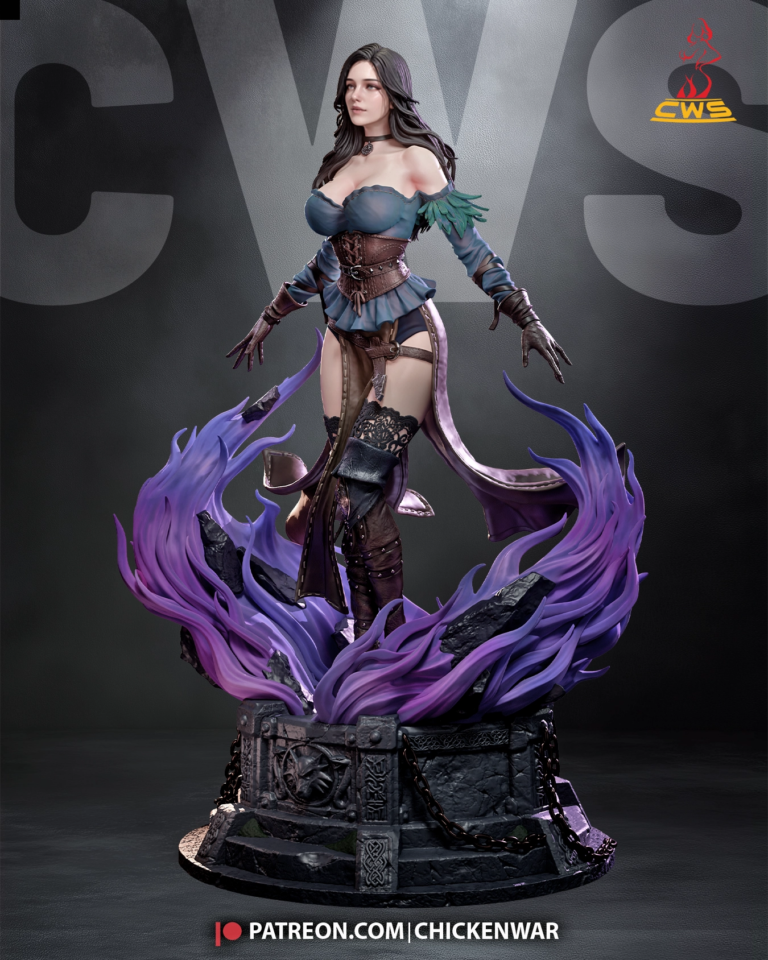 Yennefer of Vengerberg STL 4 - The Witcher