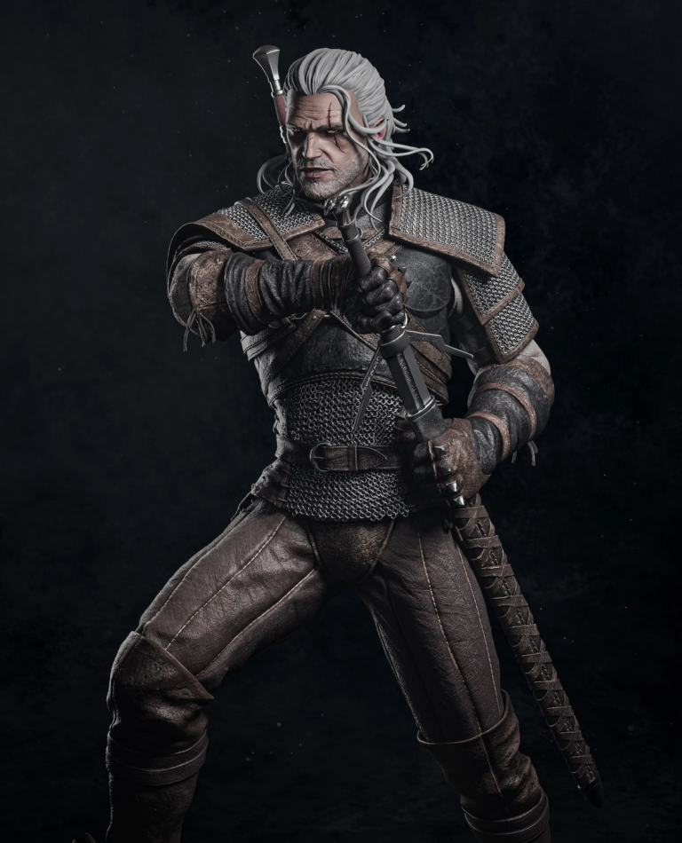 Geralt of Rivia STL 5 - The Witcher