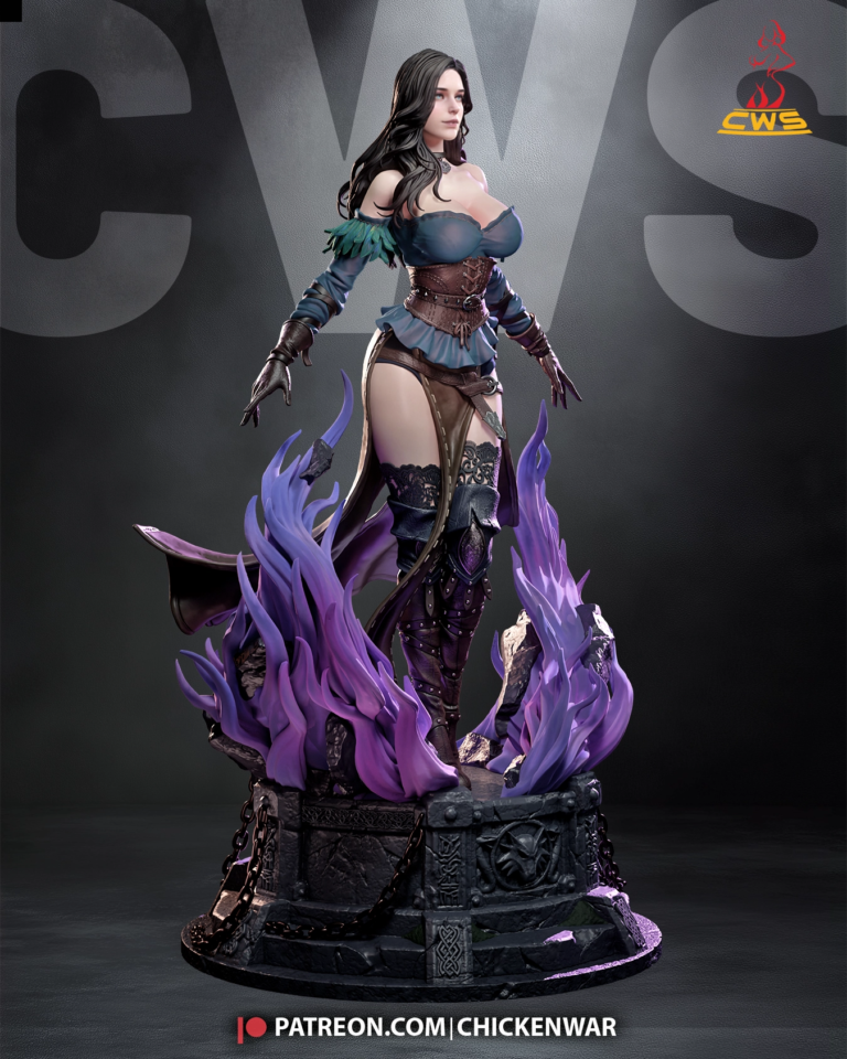 Yennefer of Vengerberg STL 4 - The Witcher