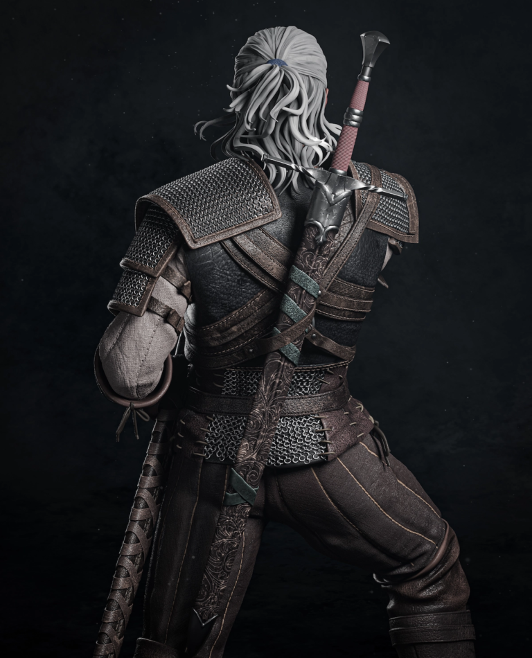 Geralt of Rivia STL 5 - The Witcher