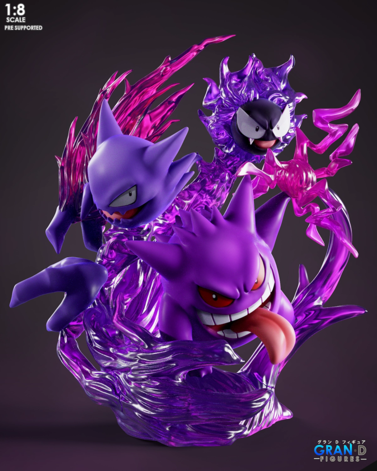 Gengar STL Diorama 2 - Pokémon