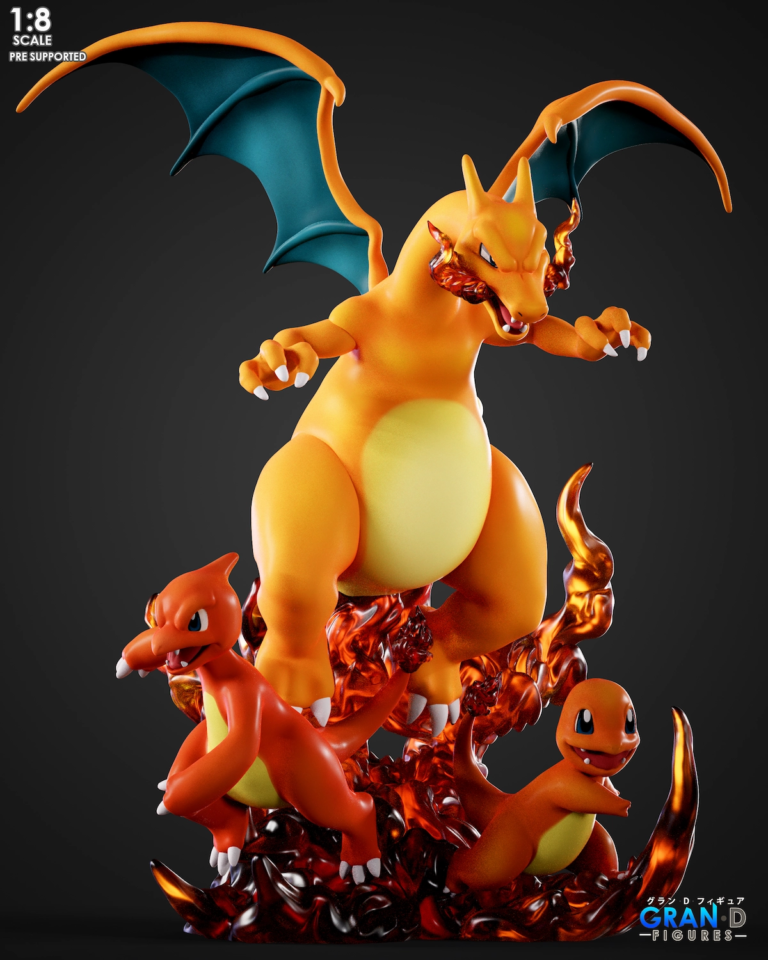 Charmander STL Diorama - Pokémon