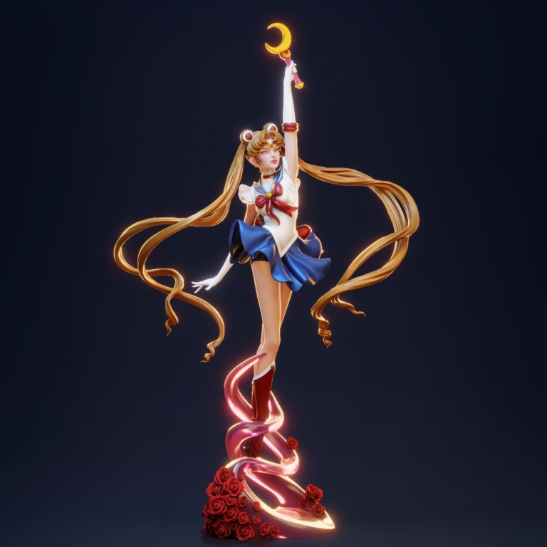 Usagi Tsukino 3 (Sailor Moon STL) - Sailor Moon