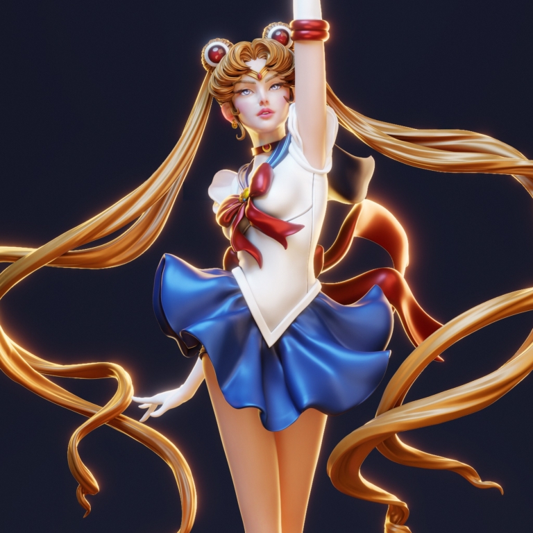 Usagi Tsukino 3 (Sailor Moon STL) - Sailor Moon