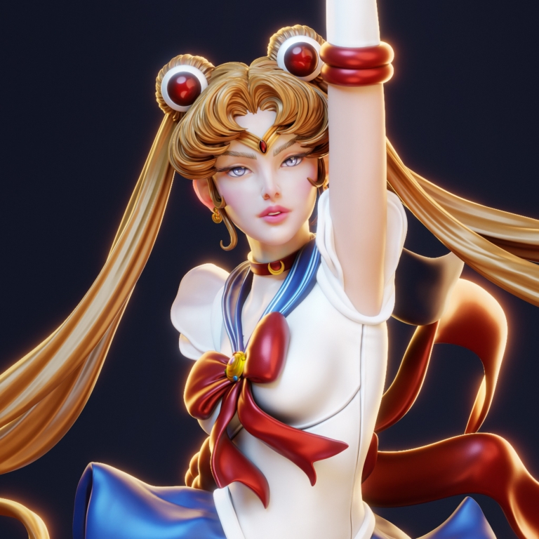 Usagi Tsukino (Sailor Moon STL) Cover