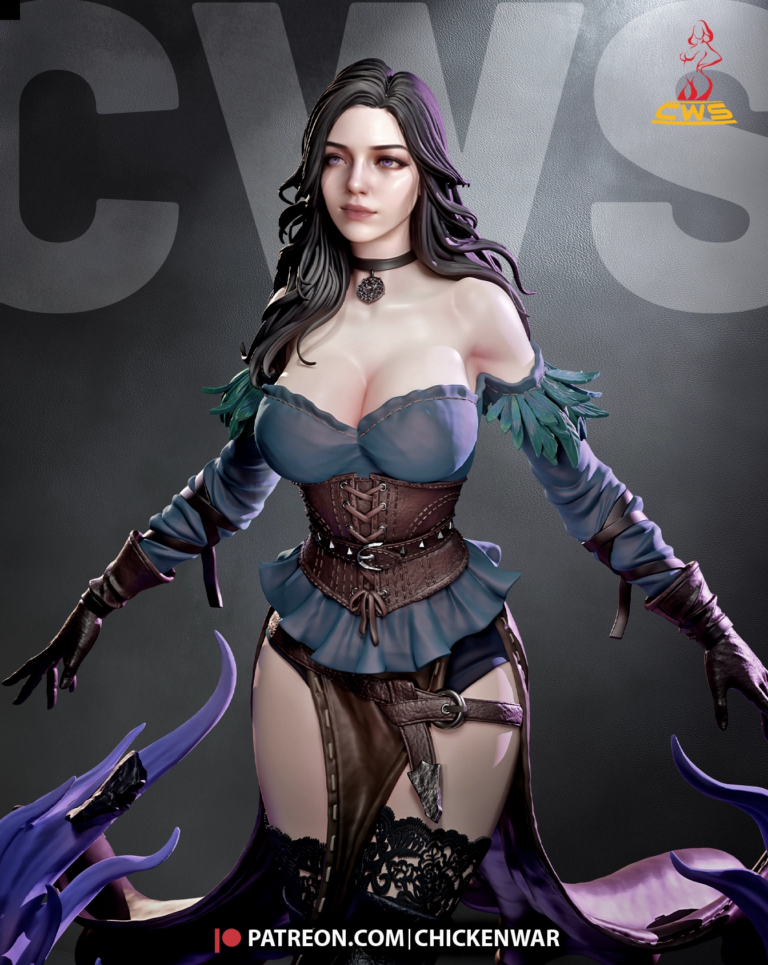 Yennefer of Vengerberg STL 4 - The Witcher