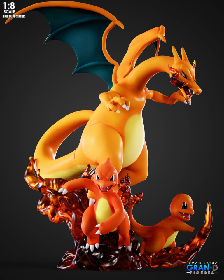 Charmander STL Diorama - Pokémon