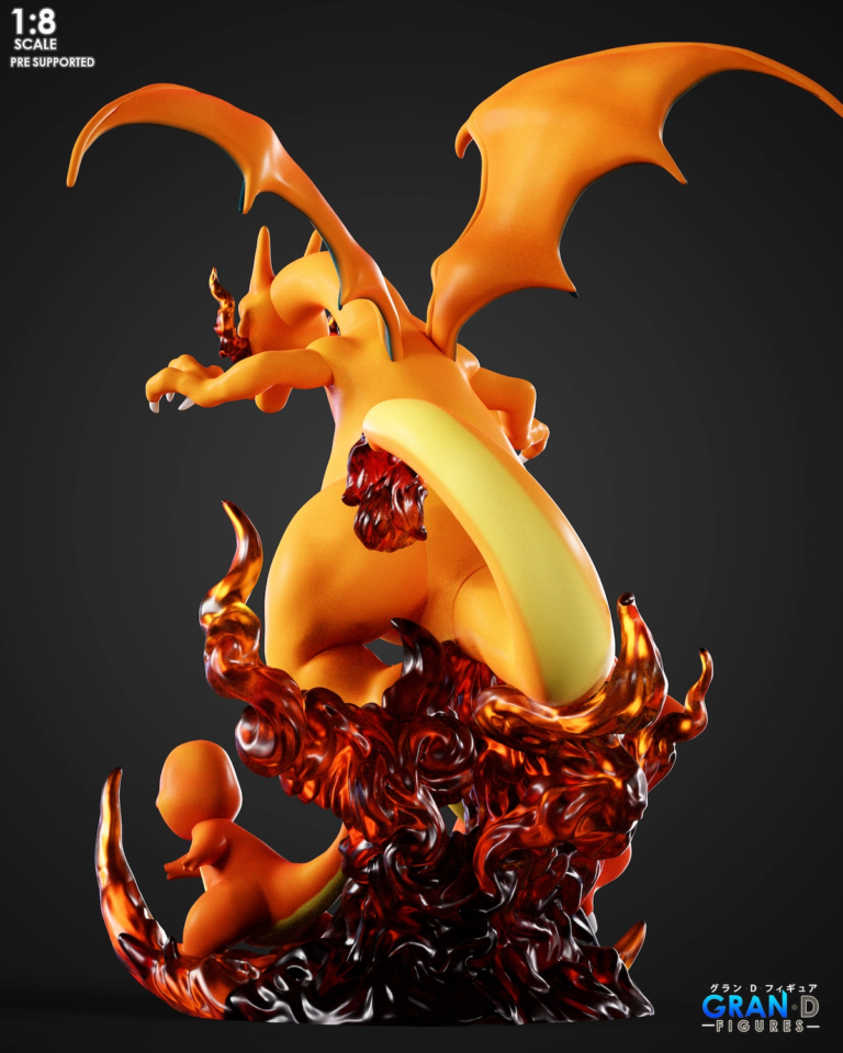 Charmander STL Diorama - Pokémon