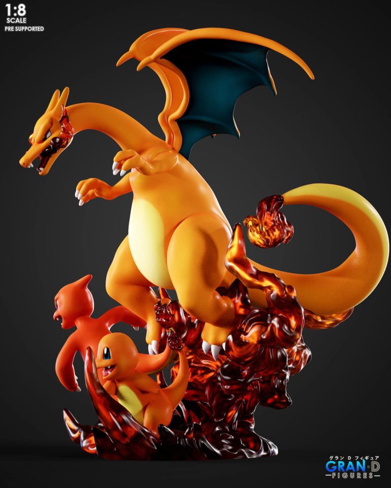 Charmander STL Diorama - Pokémon
