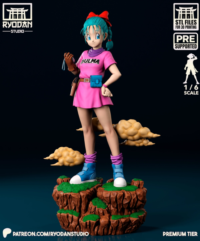 Bulma STL 4 - Dragon Ball