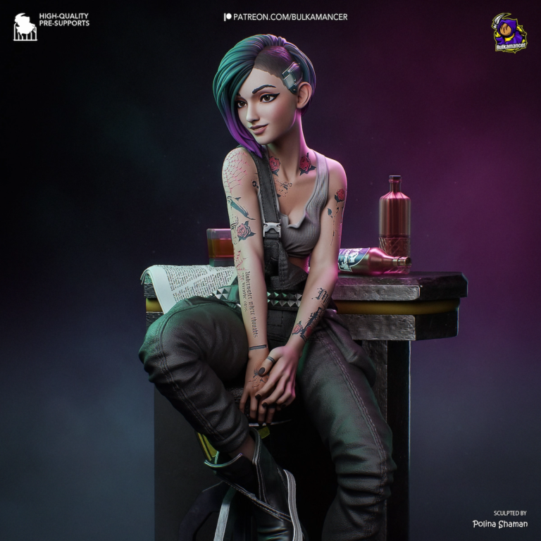 Judy STL - Cyberpunk