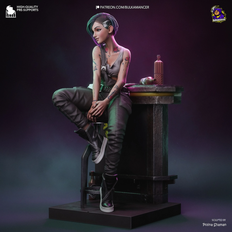 Judy STL - Cyberpunk