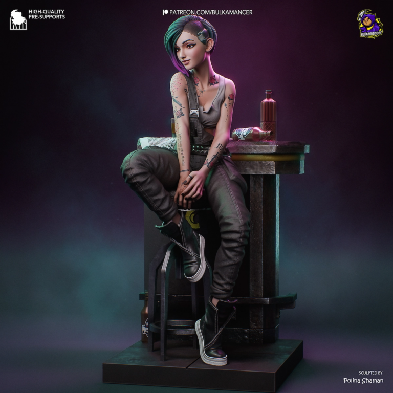 Judy STL - Cyberpunk
