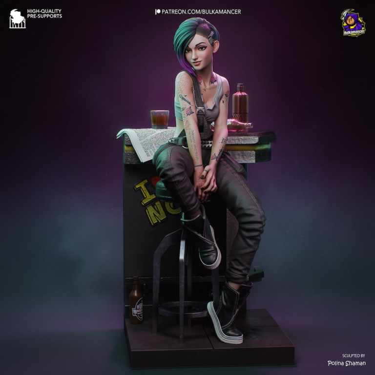 Judy STL - Cyberpunk