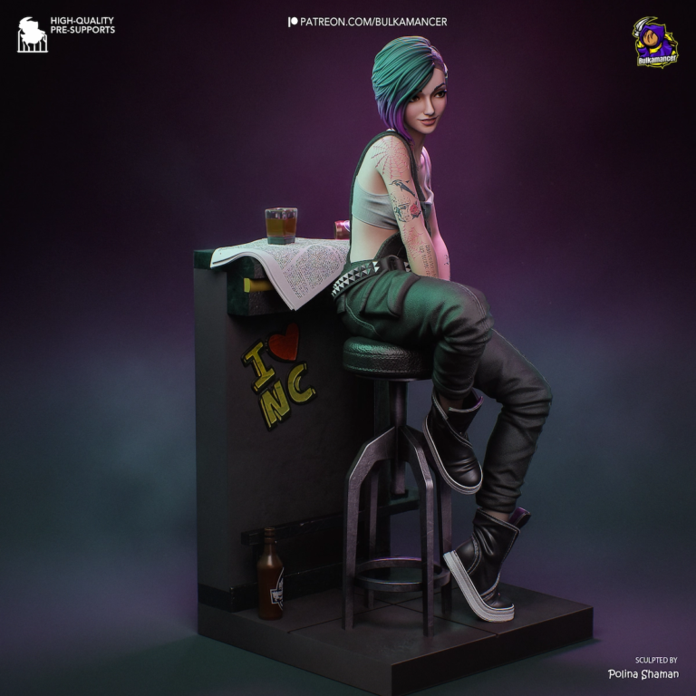 Judy STL - Cyberpunk