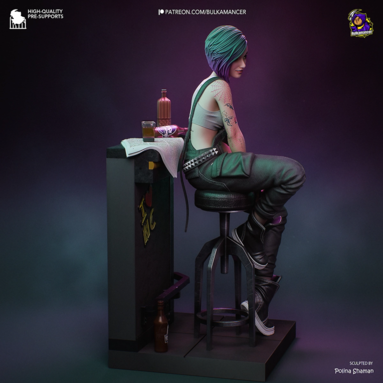 Judy STL - Cyberpunk