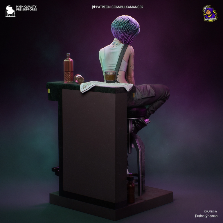 Judy STL - Cyberpunk