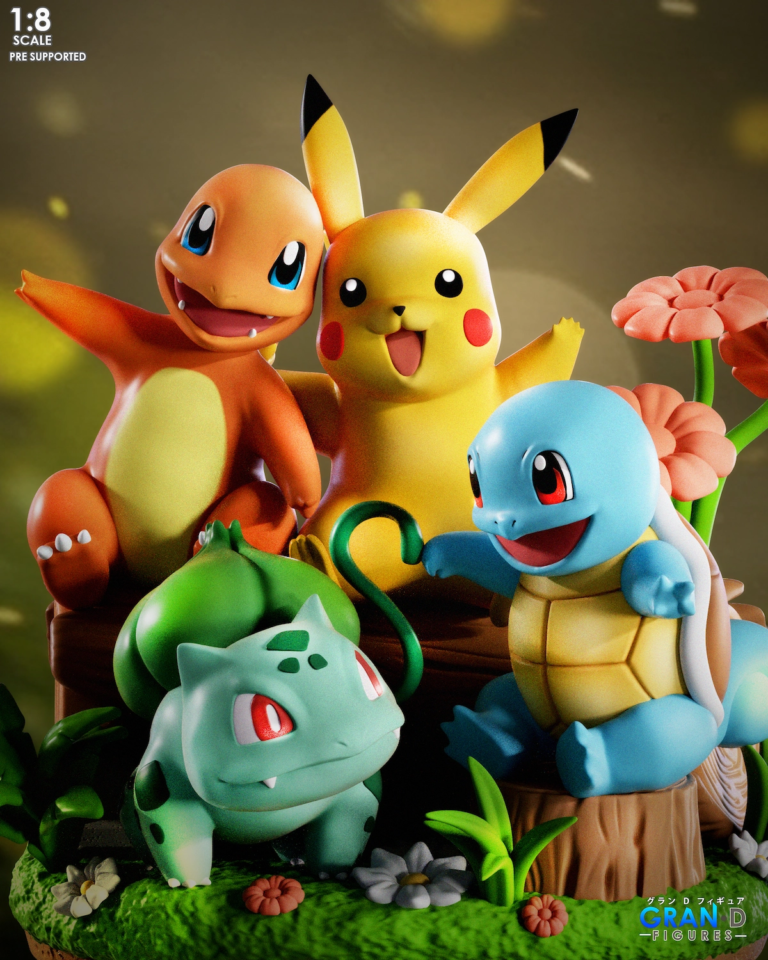 Pikachu STL Diorama Cover