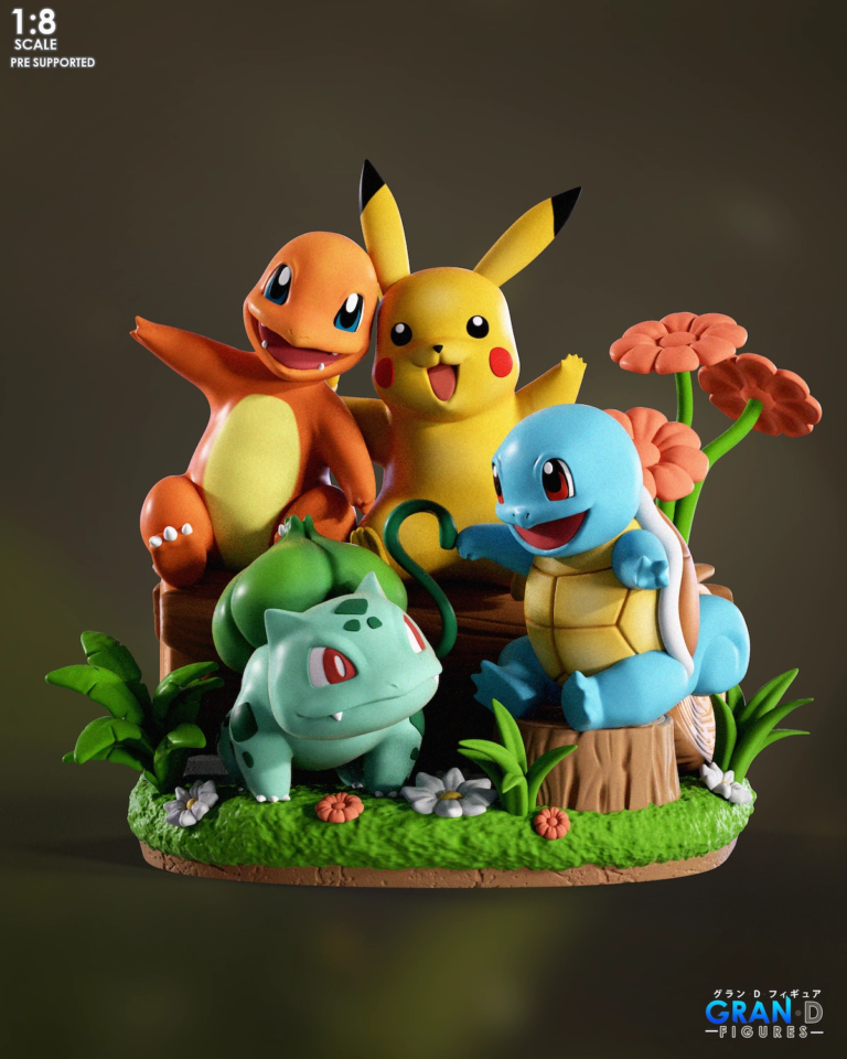 Pikachu STL 3 Diorama - Pokémon
