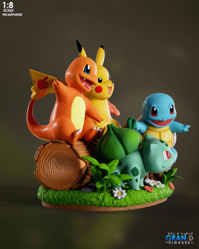 Pikachu STL 3 Diorama - Pokémon