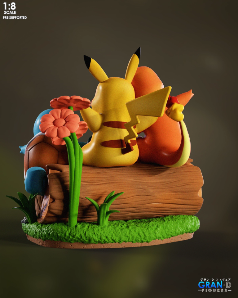 Pikachu STL 3 Diorama - Pokémon