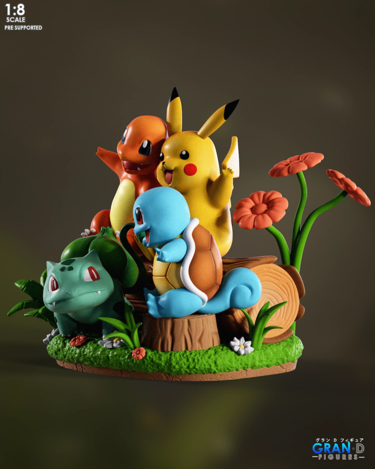 Pikachu STL 3 Diorama - Pokémon