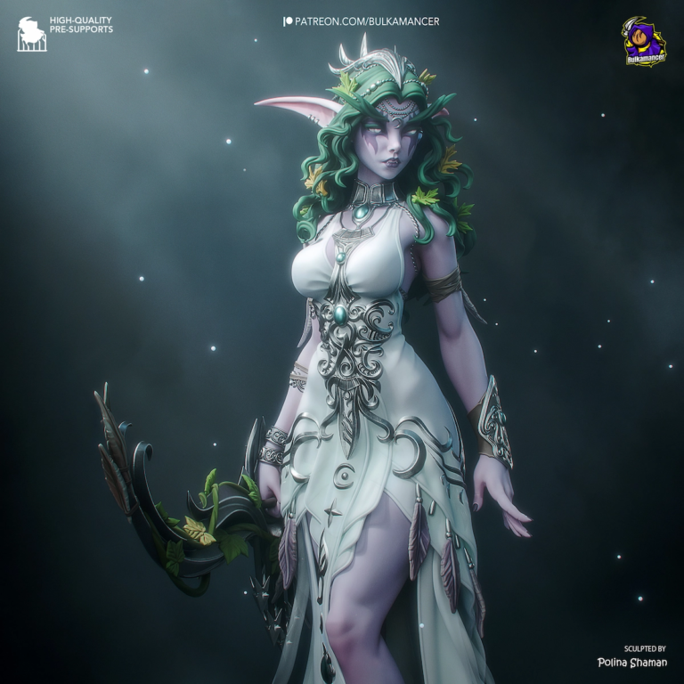 Tyrande Whisperwind STL - Warcraft