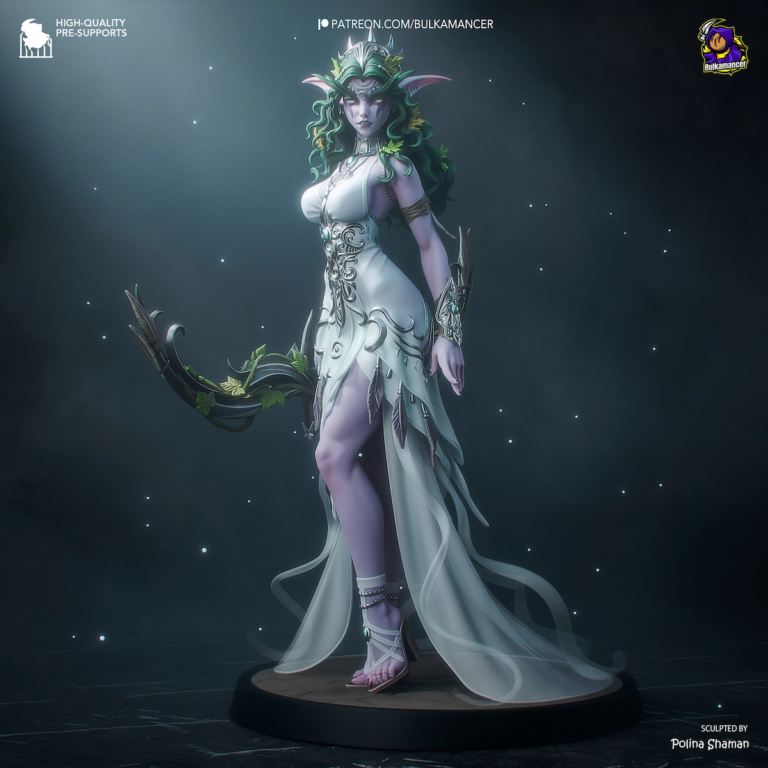 Tyrande Whisperwind STL - Warcraft