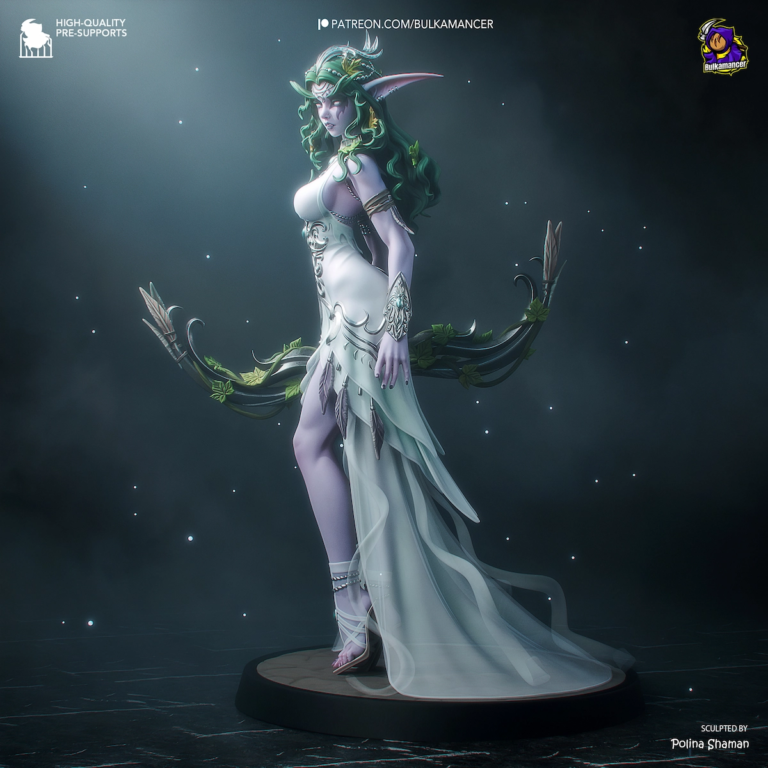 Tyrande Whisperwind STL - Warcraft