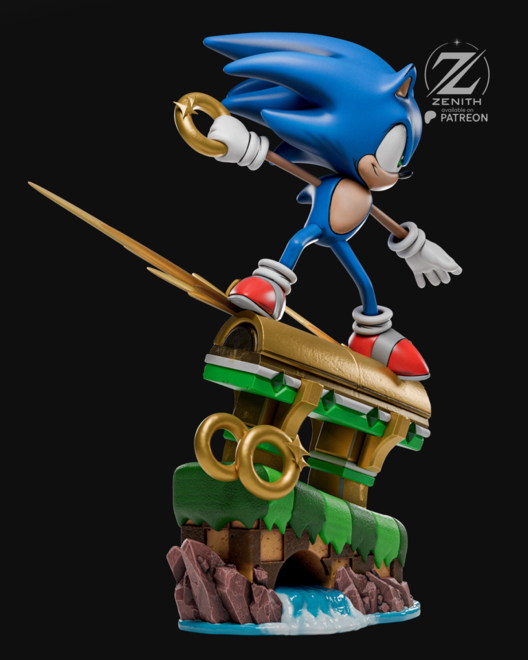 Sonic STL the Hedgehog - Sonic