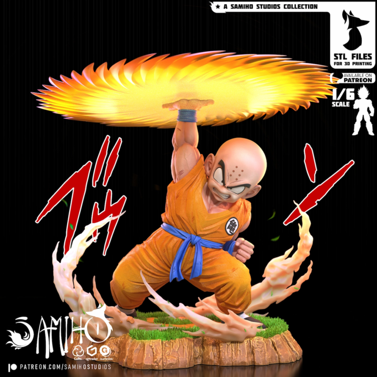 Krillin STL Cover