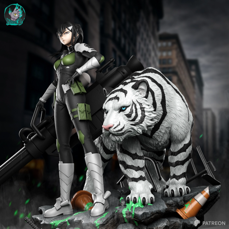 Mina Ashiro STL 3 Diorama - Kaiju No. 8