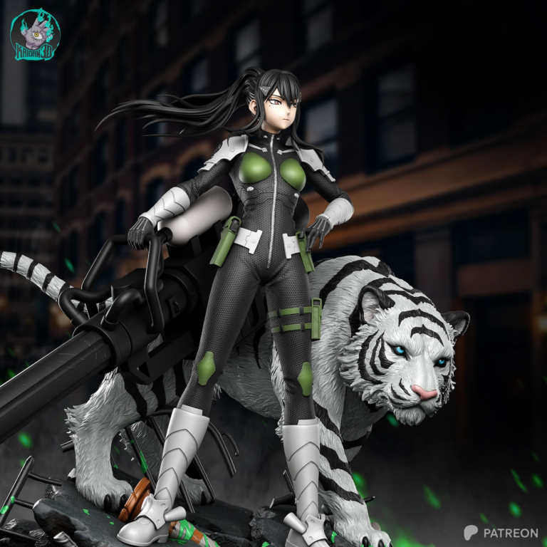 Mina Ashiro STL 3 Diorama - Kaiju No. 8