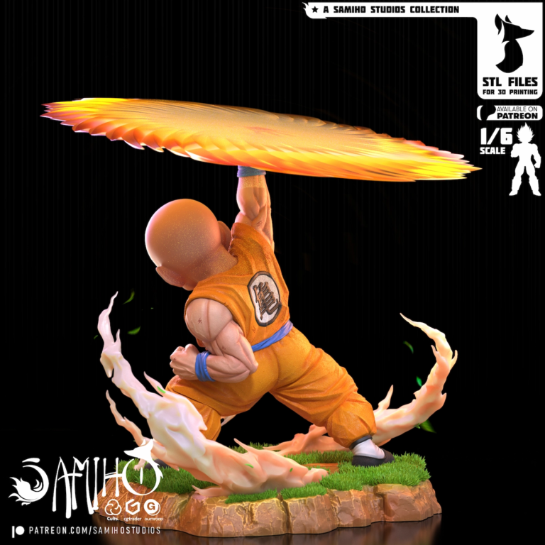 Krillin STL Kienzan - Dragon Ball